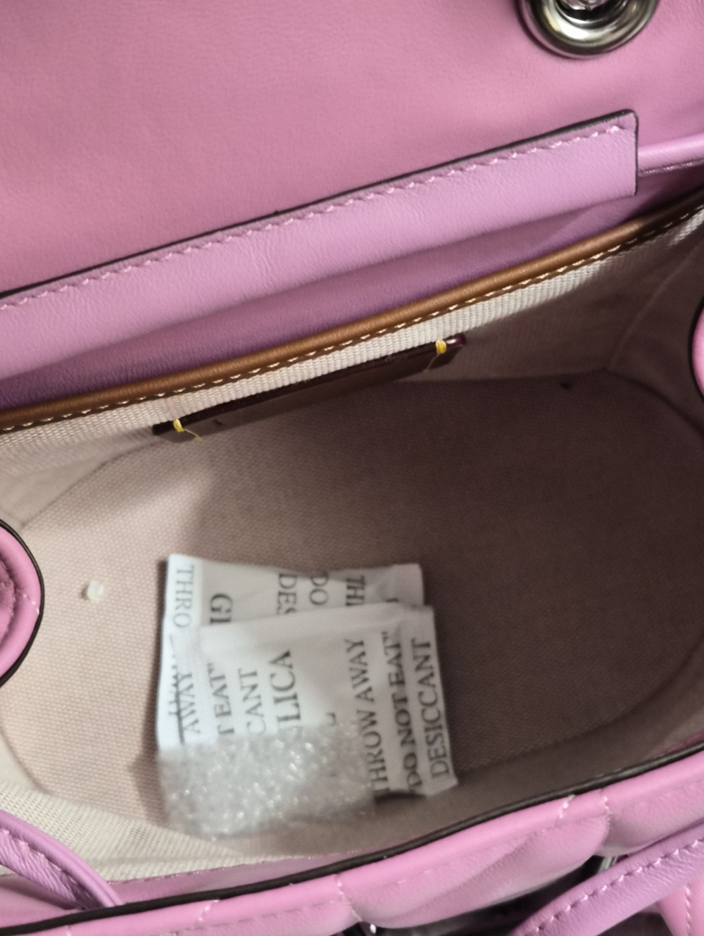 NWT Coach Tabby Archival Pillow Quilted Backpack in Dragonfruit Pink – CU076 - Picture 8 of 14